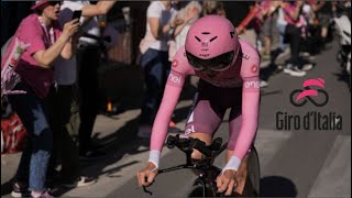 RESUMEN 7 ETAPA GIRO de ITALIA 2024 Daniel MARTINEZ VUELA EN LA CRONO POGACAR ARRASA con GANNA