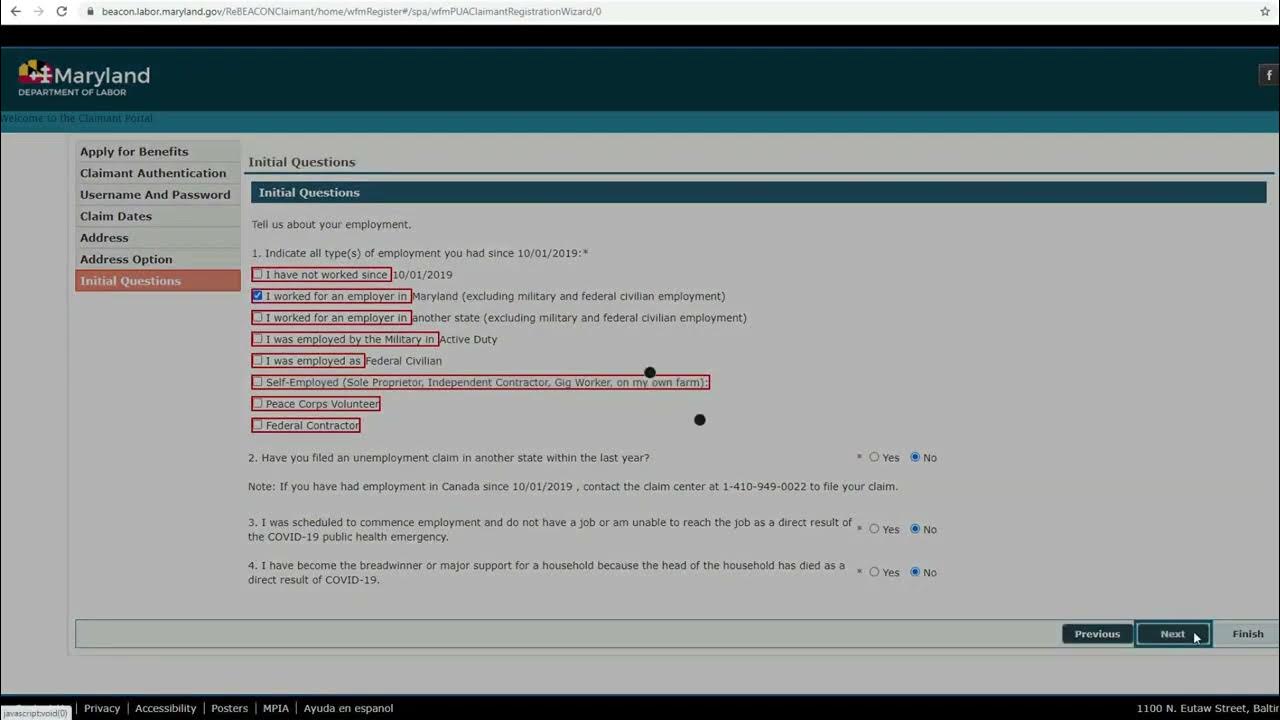 Unemployment Benefits Maryland(Ui) 900 Week or 18,000 How To Apply