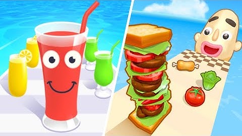 Sandwich runners 🥪 | Juice Run🧃| Android iOS gameplay walkthrough | Satisfying Mobile games