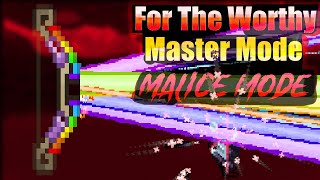 Terraria Supreme Buffed Purity Rainbow  vs For The Worthy Calamity Mod Malice Mode Boss Rush