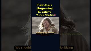 How Jesus Responded To Satan's Worldly Kingdom 👹🤯 #Shorts #Youtubeshorts #Jesus #Catholic #Fypシ