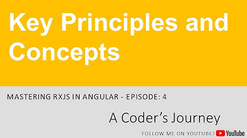 Mastering RxJS in Angular #5 - Key Principles and Concepts