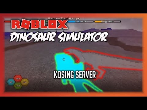 Kosing A Server I Dinosaur Simulator 6 Youtube - roblox dinosaur simulator discord server