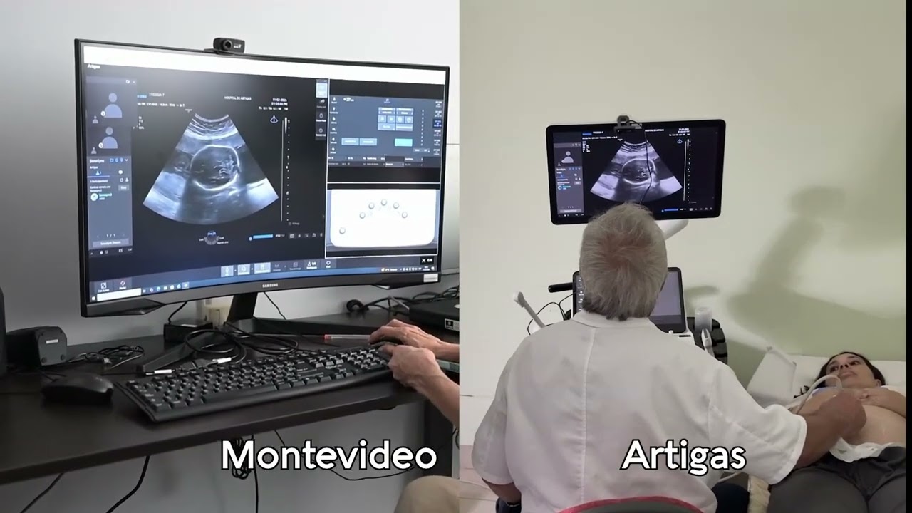 Ecografía a distancia conectó Artigas con Montevideo