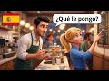 11-Minute Spanish Dialogues For Beginners: Eating And Drinking Situations (A1-A2)
