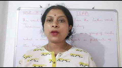 H. S. 1st year, chapter 2,TERM