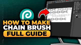 How To Make a Chain Brush in Photopea (FAST & EASY) | 100% WORKS | NO Yapping, To The Point!