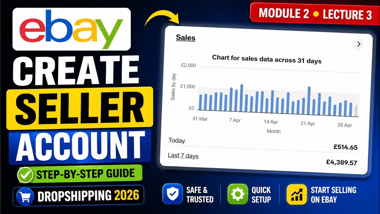 How to Create an eBay Seller Account in 2026 (Beginner Tutorial) | eBay ...