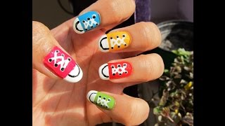 nail converse shoe diy