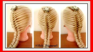 FISH TAIL LOOK A LIKE HAIRSTYLE / HairGlamour Styles /  Hair Tutorial