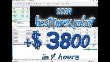 Best Forex Robot 2024 +$3800 IN 4 HOURS - Live Robot trading scalping