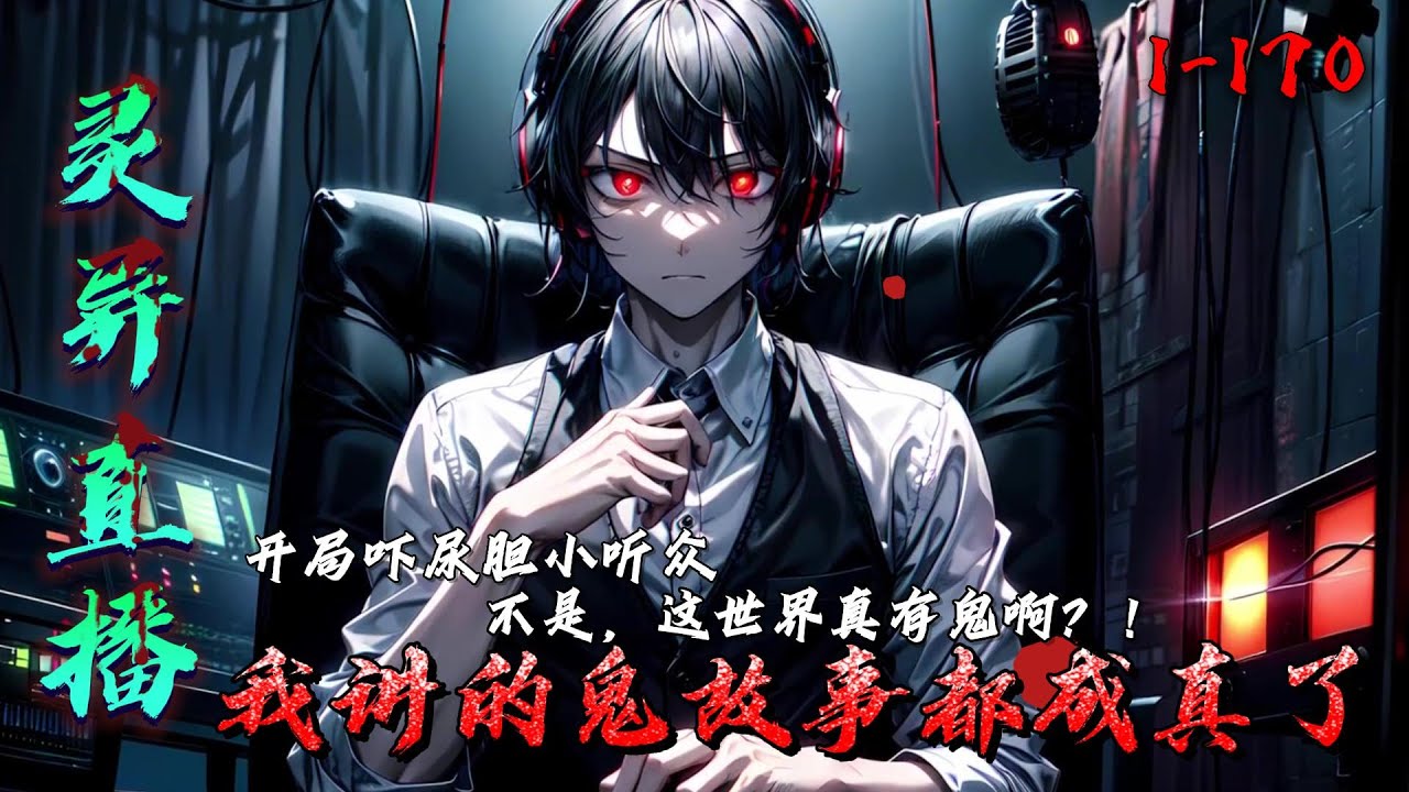 《灵异直播：我讲的鬼故事都成真了》1-170 鬼故事主播林霄穿越到没有鬼故事的世界。他讲鬼出租故事，遭大量出租车司机抵制。讲校园鬼故事，帮警方破解一起旧案。他还发现自己能通过鬼故事继承道家法器与技能！