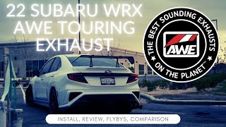 2022 SUBARU WRX AWE TOURING CATBACK EXHAUST INSTALL