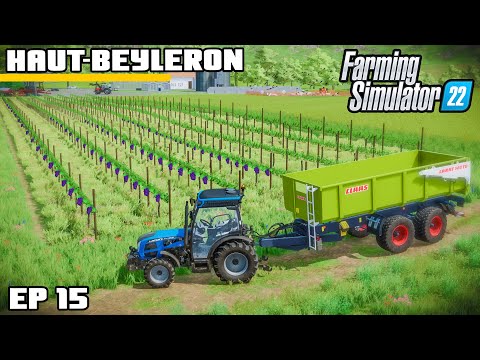 Finally Building A Large Vineyard | Farming Simulator 22 - Haut-Beyleron | Episode 15