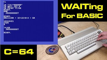 WAITing for BASIC on the Commodore 64