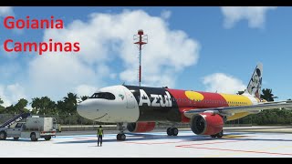 🔴 (FS2020 4K) SBGO Goiania - SBKP Campinas | A320: Prestigiar 3.000 inscritos do Uno3ZeroMeia! 🔴