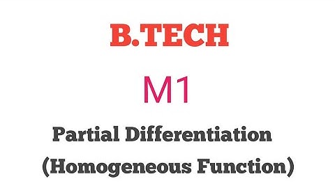 Mastering M1 Partial Differentiation: Homogeneous Functions ✍🏼🦋💫