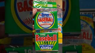 1990 Topps Baseball rack pack #baseballcards #packopening #junkwax #topps #sportscards