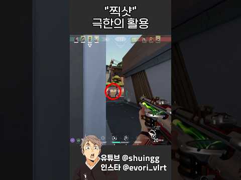 찍샷을 극한으로 활용한 클립#발로란트#valorant#valorantclips#fyp#gaming