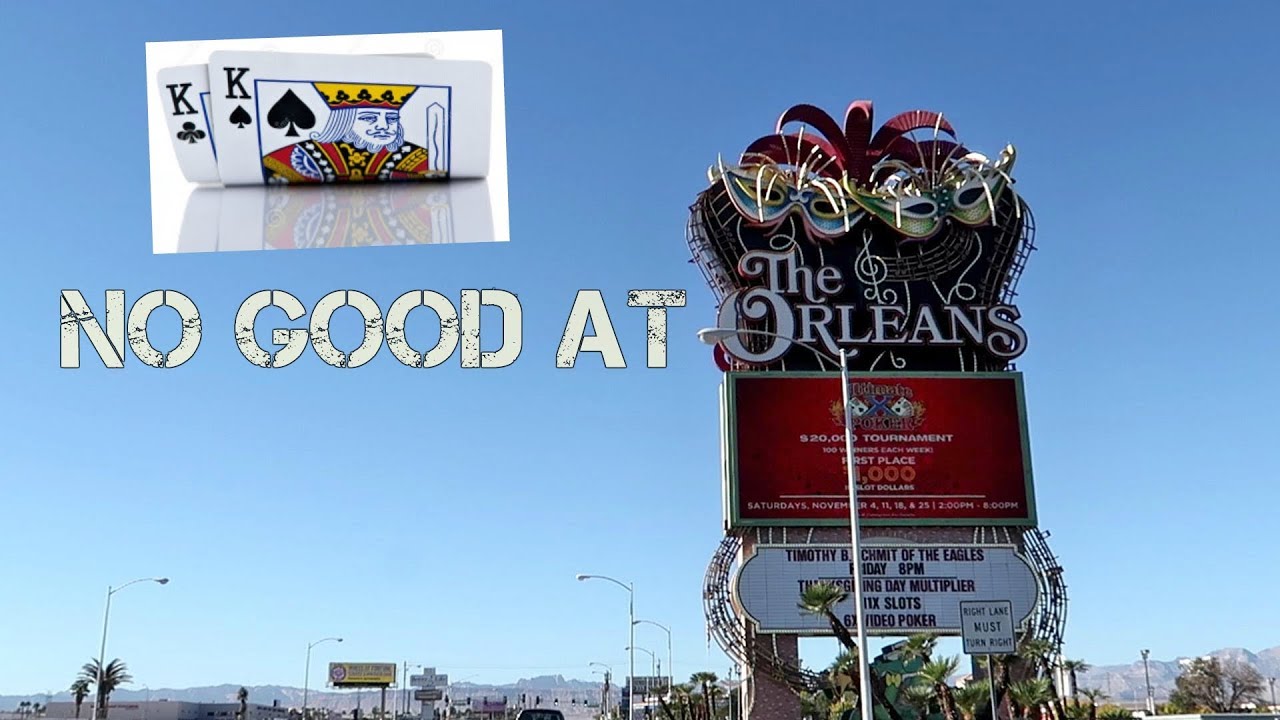 Pocket Kings No Good At The Orleans Poker Room Las Vegas Poker Vlog