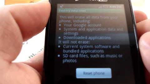 Samsung Gem (Internal Reset) HARD RESET Wipe Data Master Reset (RESTORE to FACTORY condition)