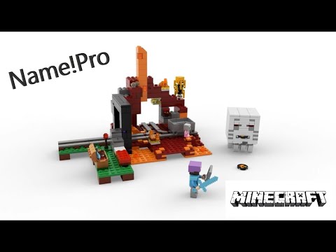 Name!Pro - Lego Minecaft 21143 Le Portail du Nether - Lego Speed Build