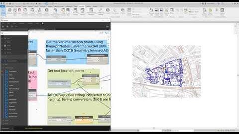 BimorphNodes v3 0 CADTextData FromLayers Survey Spot Height Extraction Workflow Demo