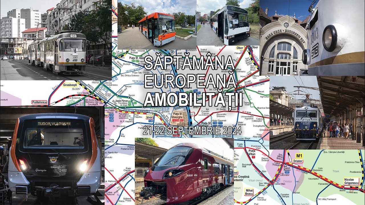 🌟🇪🇺 Săptămâna Europeană a Mobilității 2024 - Evenimente din regiunea București-Ilfov