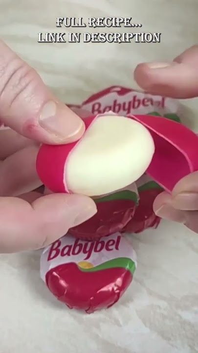 Babybel cheese | unwrap babybel | stack babybel | cooking food