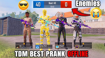 😂 PRANK OFFLINE TDM & ZERO KILL CHALLANGE 😱 1V4 CHALLANGE 😈 SAMSUNG,A7,A8,J2,J3,J4,J5,J6,J7,XS