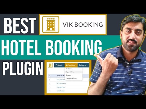 Best Hotel Booking Plugin For WordPress  - Vikbooking Hotel Booking Engine & PMS Tutorial 2022 Hindi