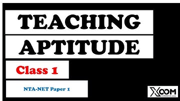 Teaching Aptitude Class 1 || NTA-NET Paper 1|| June 2020 || 8948156741