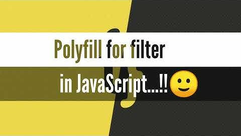 Polyfill for filter in Javascript