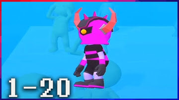 Paint Brawl 3D - Gameplay Walkthrough - Levels 1-20