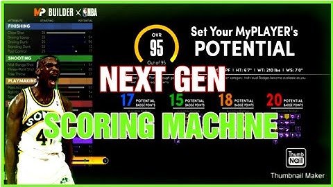 NBA 2K21 NEXT GEN SCORING MACHINE BUILD!!!
