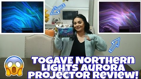 TOGAVE Northern Lights Aurora Projector with Bluetooth Speaker!😱