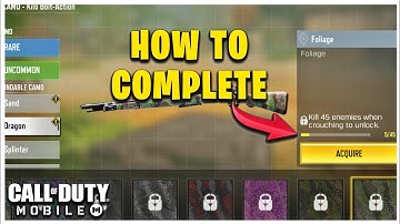 COD MOBILE! Kill 45 Enemies When Crouching to Unlock ! How to unlock Free Camps in COD MOBILE !