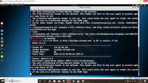 Experiment No 2  Nikto | Practicals on Advanced System Security and Digital Forensics|Sridhar Iyer