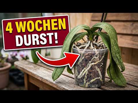 Woche 4 ohne Gießen: Warum ich einige Orchideen doch gegossen habe
