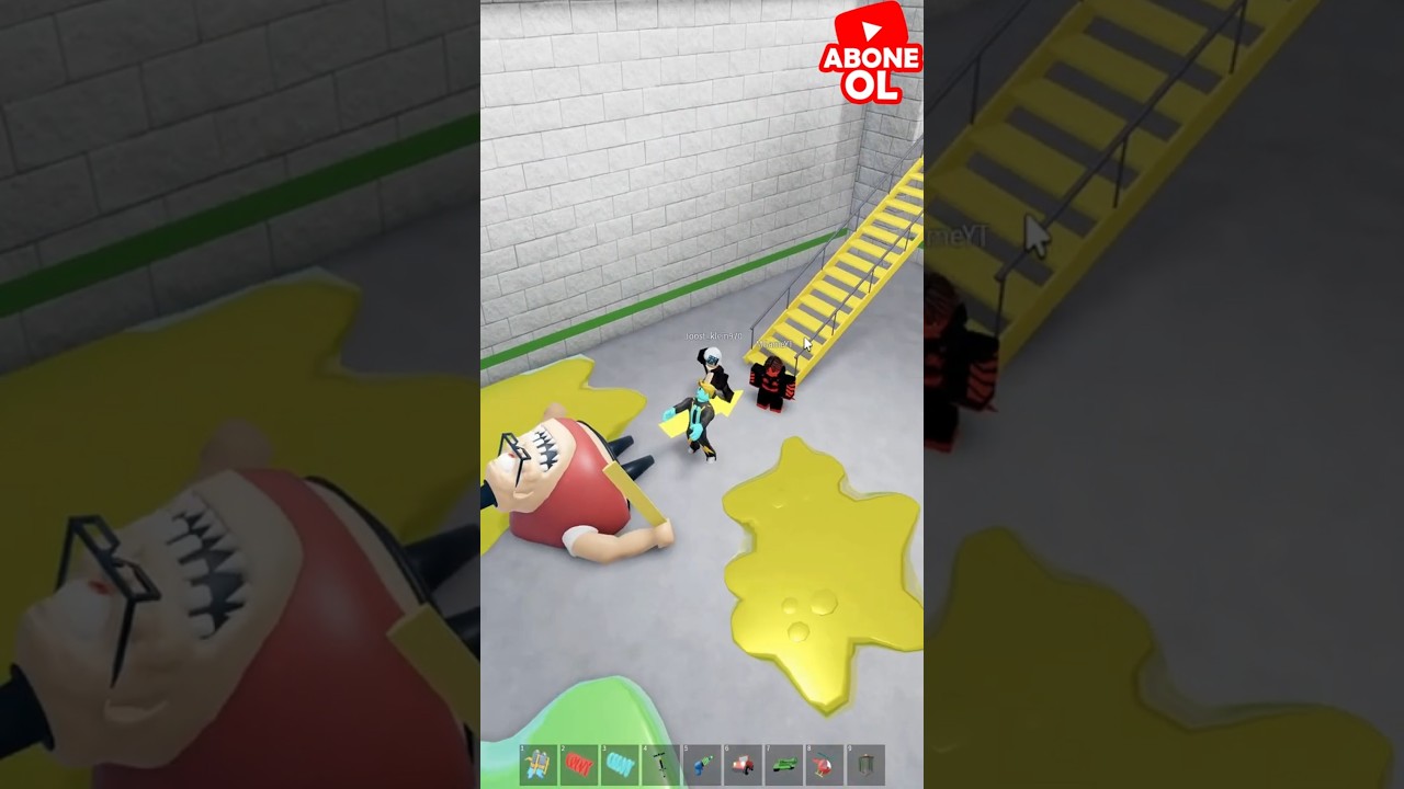 mr. KOKUŞMUŞ YERE YAPIŞTI 😱 Kaçabilecek Miyiz? Roblox Obby