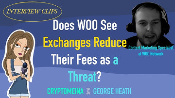 Does WOO See Exchanges Reducing Their Fees as a Threat? - CryptoMeina x George Heath Clip 1