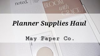 Planner Supplies Haul | May Paper Co.