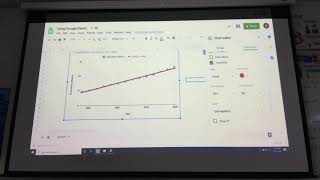 Linear Trendlines with Google Sheets