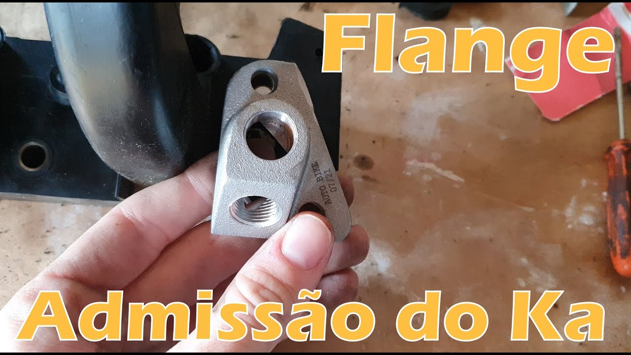 Instalando Flange de Arrefecimento no Coletor do Ka  + Vazamento :( - [4K]