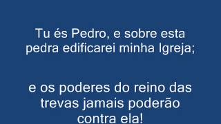 Vídeo de ALELUIA - TU ÉS PEDRO