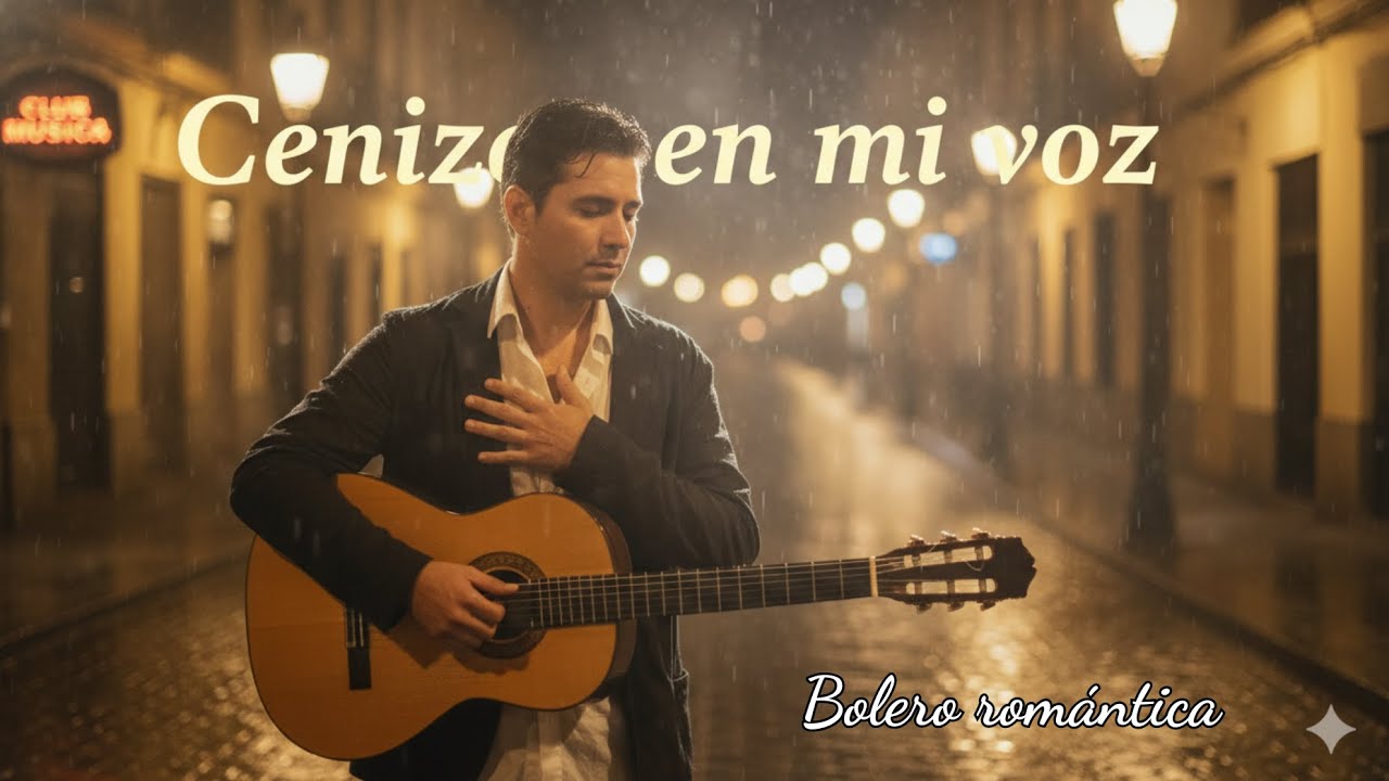 Cenizas en mi voz - Bolero de desamor, Cancion romantica 