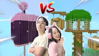 Build Battle Rumah Pohon Sama Suamiku! [Minecraft Indonesia]