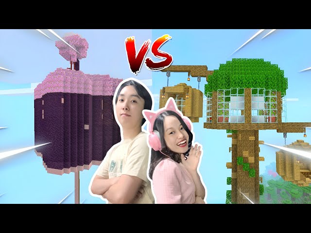 Build Battle Rumah Pohon Sama Suamiku! [Minecraft Indonesia] class=