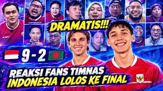 Timnas Indonesia lolos ke final FIFA Asean Cup!! Ini reaksi fans