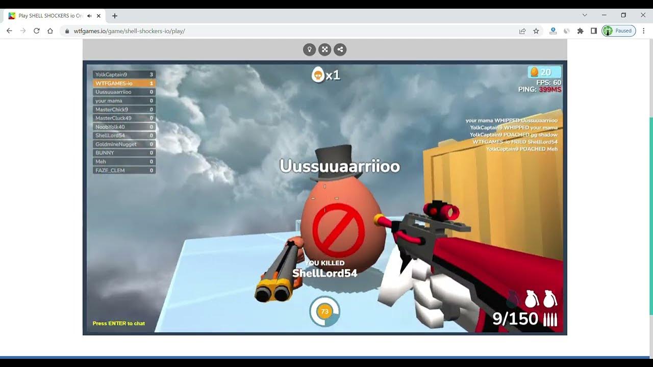 Shell Shockers Unblocked Online YouTube